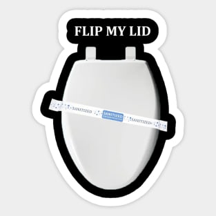 Flip my lid! Sticker